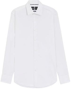 BOSS Slim Solid Shirt - White
