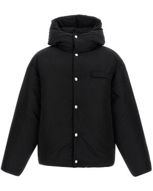 Jacquemus Logo Hood Jacket - Black