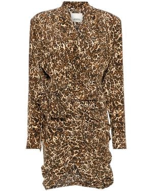 Isabel Marant Cleora Mini Dress - Metallic