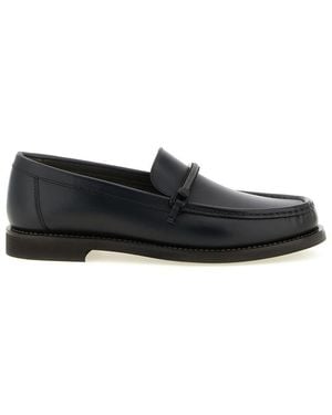 Brunello Cucinelli Solid Penny Loafer - Black