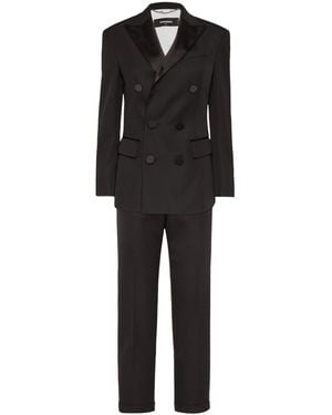 DSquared² Boston Double-Breasted Suit - Black