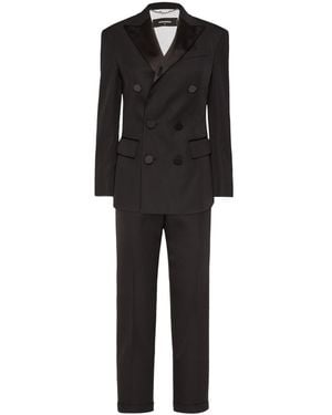 DSquared² Boston Double-Breasted Suit - Black