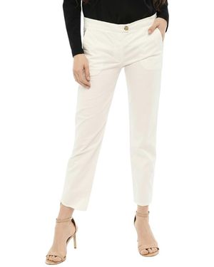 Woolrich Regular Flat Front Pants - White