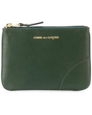 Comme des Garçons Dark Logo Pouch Wallet - Green