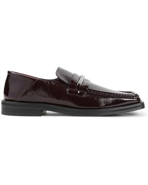 Martine Rose Chain Loafers - Black