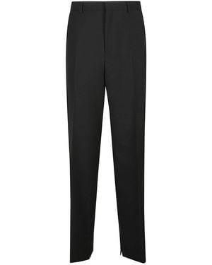 Gucci Wool Gabardine Trousers - Black