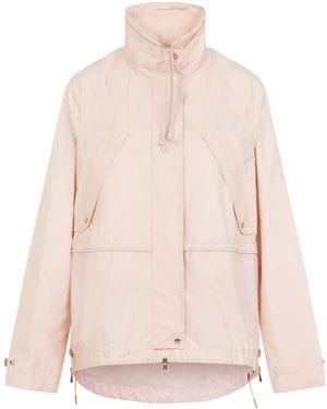 Moncler Turtle-Neck Jacket - Pink