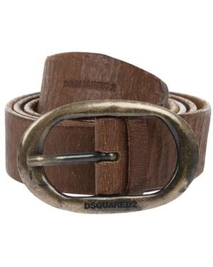 DSquared² Carryover Solid Casual Belt - Brown