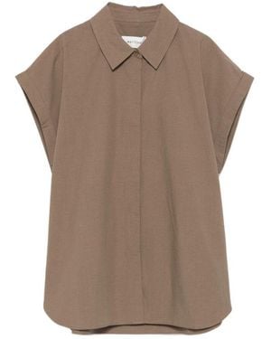 Matteau Regular Solid Shirt - Brown