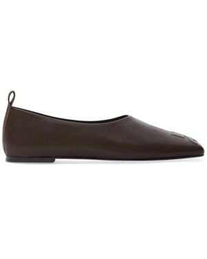 Courreges Ac Heritage Nappa Leather Loafers - Brown
