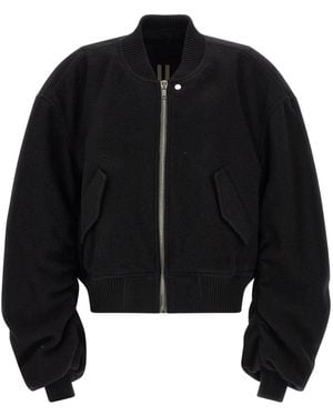 Rick Owens Solid Wool Jacket - Black