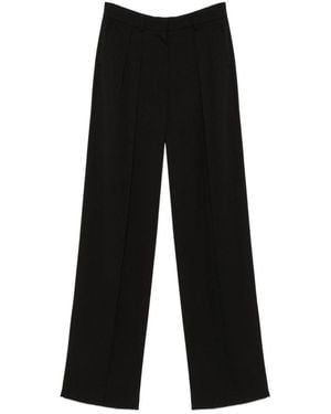 Sportmax Straight-Leg Trousers - Black