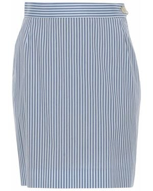 Vivienne Westwood Stripes Mini Skirt - Blue