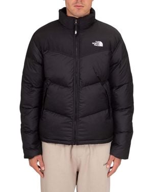 The North Face Quilted Mock Collar Jacket - Black