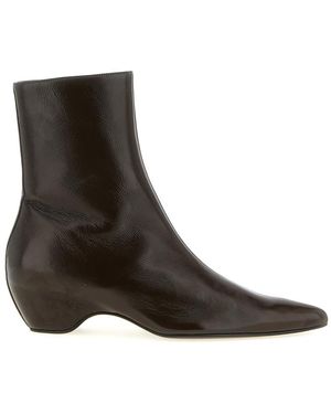 KHAITE Sybil Ankle Boots - Brown