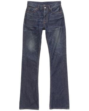 Acne Studios Straight Mid Rise Jeans - Blue