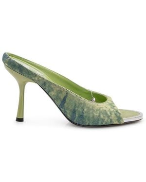 DIESEL Printed Heels - Green
