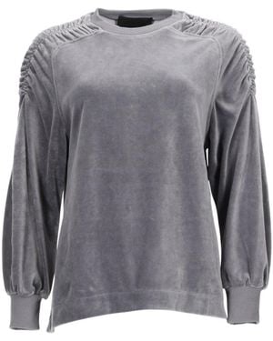 Alberta Ferretti Crew Neck Sweatshirt - Gray