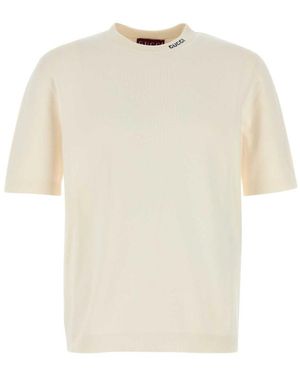 Gucci Silk Blend Sweater - Natural