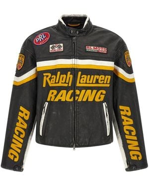 Polo Ralph Lauren Graphic Band Collar Jacket - Black