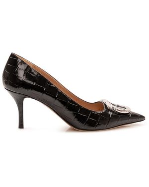 Ferragamo Slip-On Pumps - Black