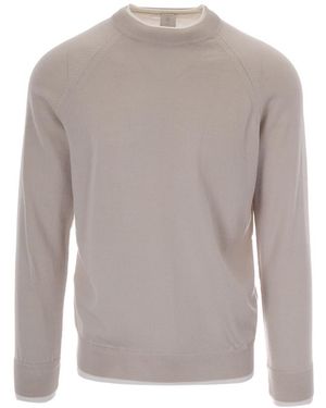 Eleventy Light Knitted Sweater - Gray