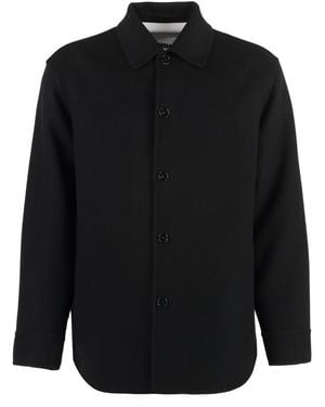 Jil Sander Regular Overshirt - Black