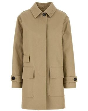 Gucci Drill Overcoat - Natural