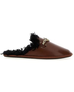 Stella McCartney 'Backless Ryder' Sabots - Brown