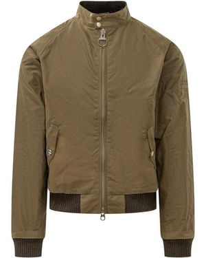 Barbour Mandarin Collar Jacket - Green