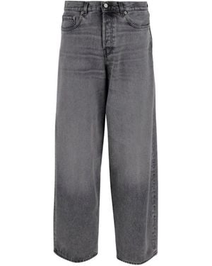 Haikure Loose High Rise Jeans - Grey