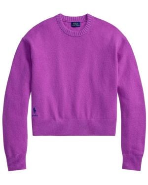 Ralph Lauren Crew Neck Sweater - Purple