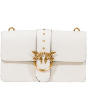 Pinko Love One Medium Crossbody Bag - White
