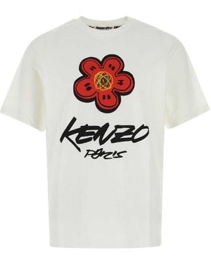 KENZO Crewneck Printed T-Shirt - White