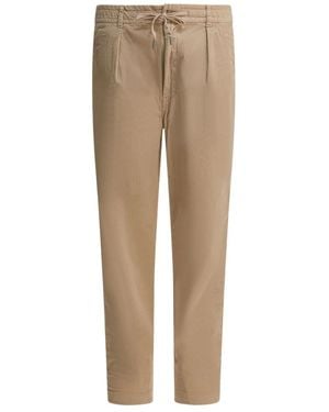 Polo Ralph Lauren Drawstring Pleated Pants - Natural