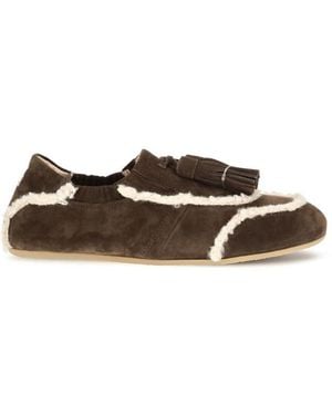 Fratelli Rossetti Suede Loafers - White