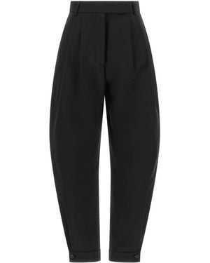 Rohe Tapered Pleated Pants - Black