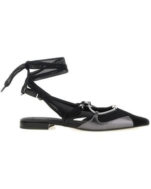 Pinko Slingback Ballet Flats - Black