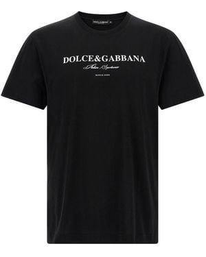 Dolce & Gabbana Printed T-Shirt - Black