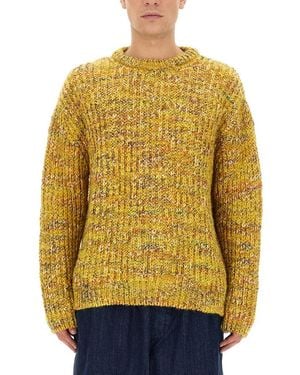 YMC Mustard Knitted Jumpers - Yellow