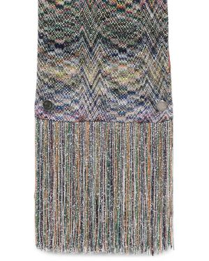Missoni Metallic Chevron Scarf - Grey
