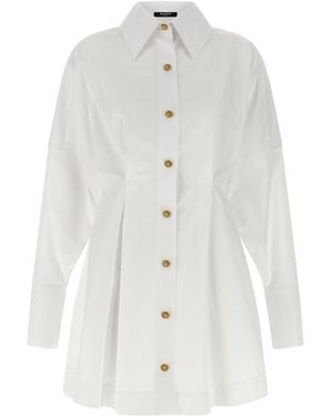 Balmain Chemisier Dress - White
