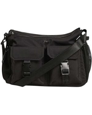 A.P.C. Trek Large Messenger Bag - Black