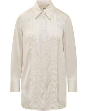 The Seafarer Slim Solid Shirt - White