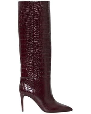 Paris Texas Textured Rouge Noir Boots