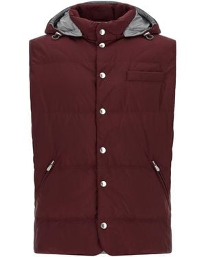 Brunello Cucinelli Sleeveless Jacket - Purple