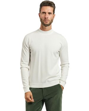 HUGO Crew Neck Jumper - White