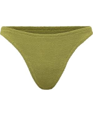 MC2 Saint Barth Textured Bikini Bottom Swimwear - Green