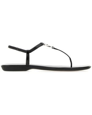 Gucci Solid Sandals - Black