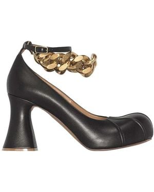Stella McCartney Embellished Groove Court Shoes - White